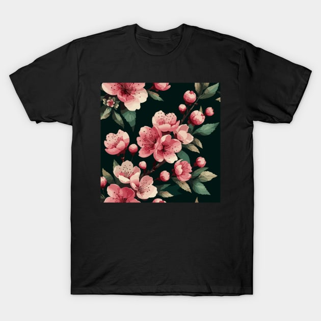 Cherry Blossom T-Shirt by Jenni Arts